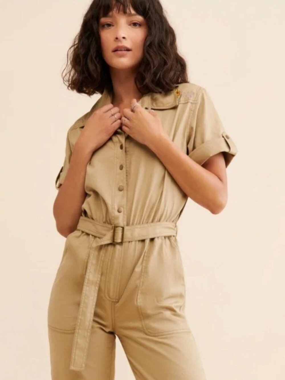 Spell & The Gypsy Foxglove Embroidered Coveralls